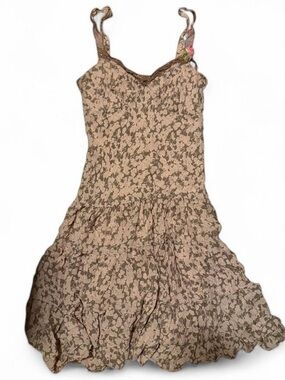 Silk fairy dress floral